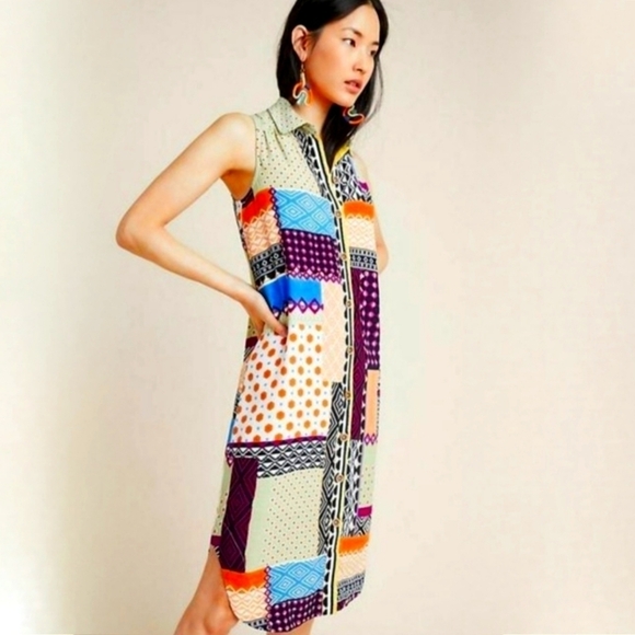 Anthropologie Dresses & Skirts - Anthropologie Everyway Shirtdess Sleeveless 0